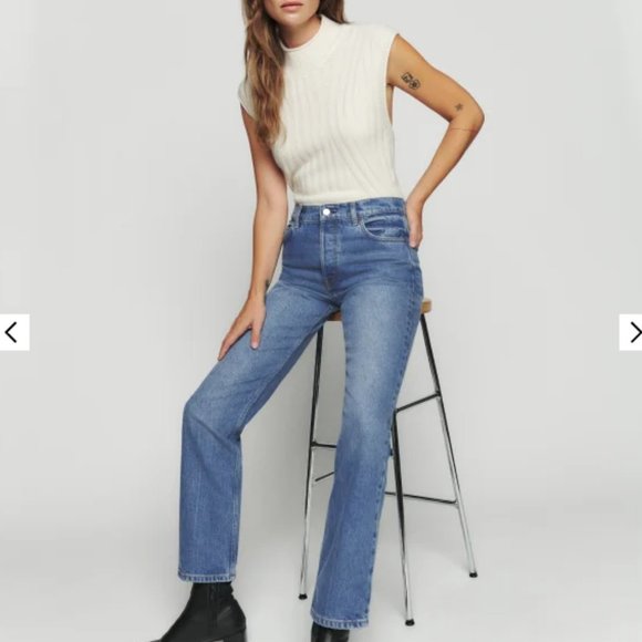 Cynthia Mid Rise Straight Jeans - Picture 3 of 4